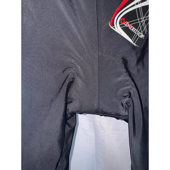 NWT INBIKE Mens Cycling Compression Pants Black & Blue Large Pads Discovery Logo - Picture 7 of 14